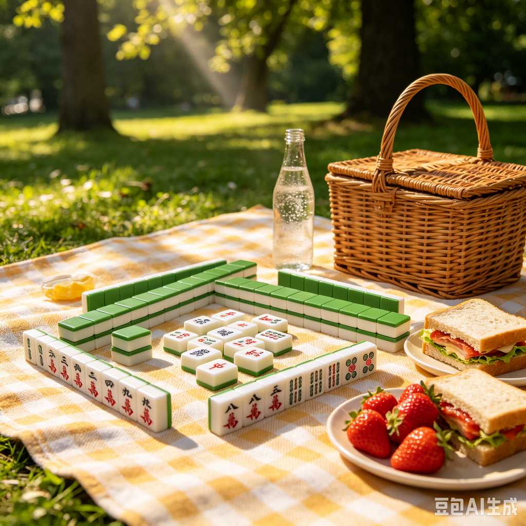 space saving mahjong game set