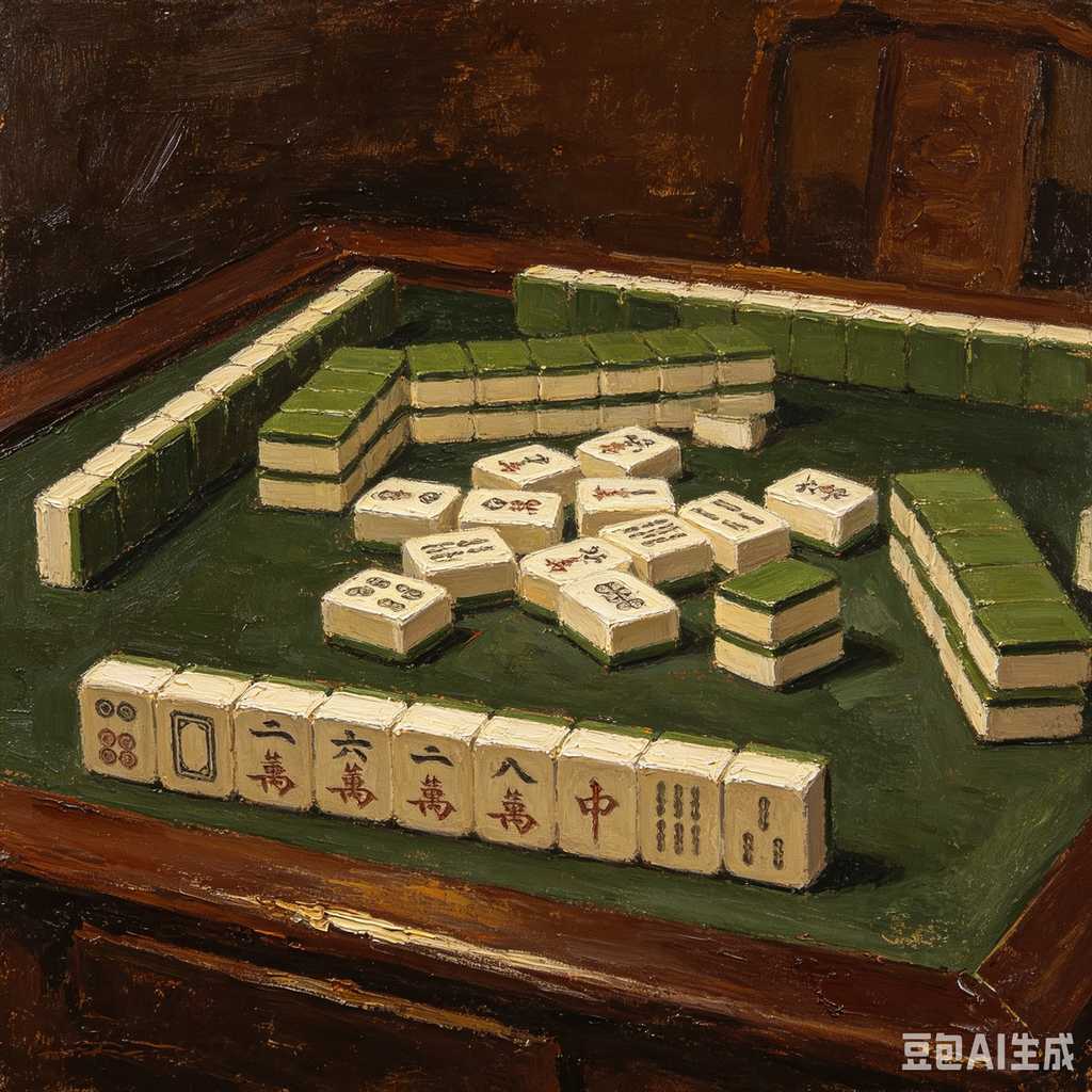 mahjong tile pushers and racks set