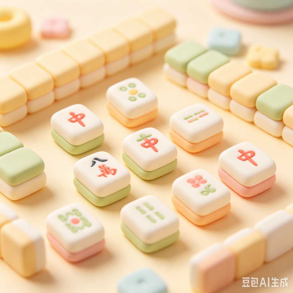 indoor leisure game mahjong set