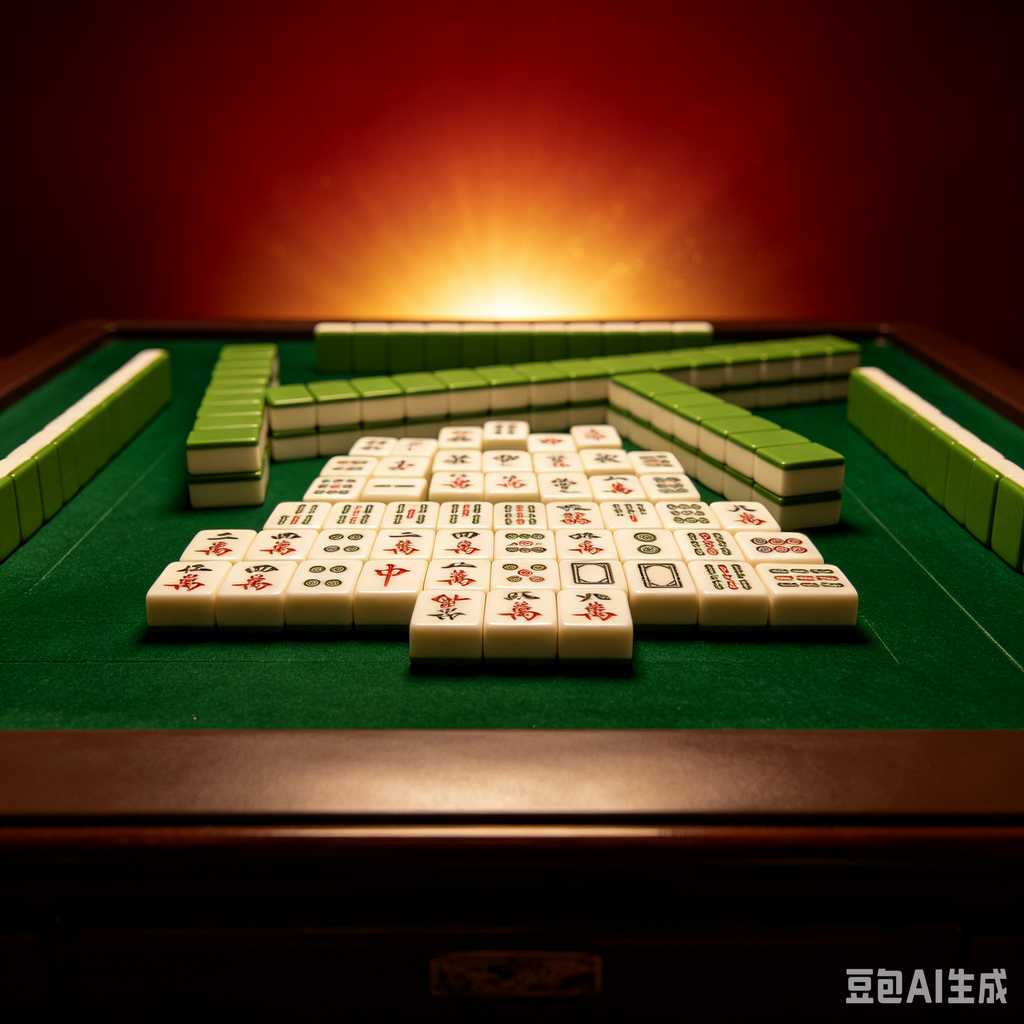 mini mahjong tiles keychain