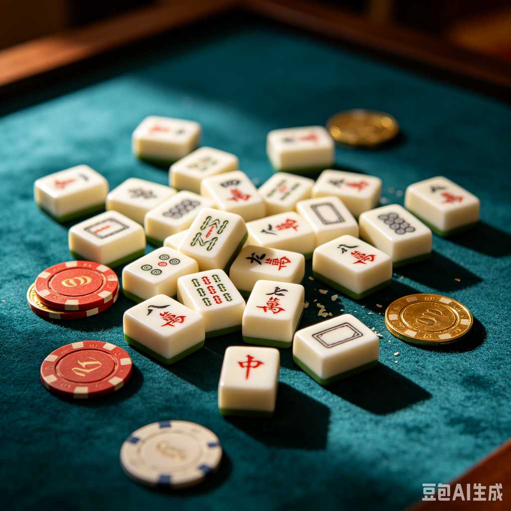 trendy color mahjong set